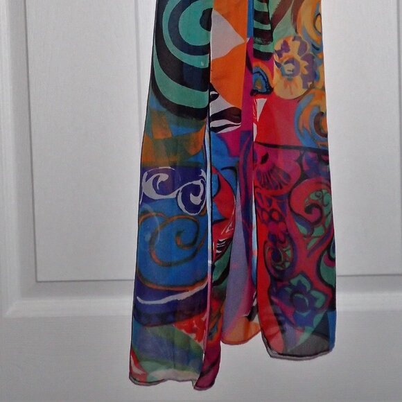 Vintage Cybèle Flamboyant Scarf - Picture 5 of 6